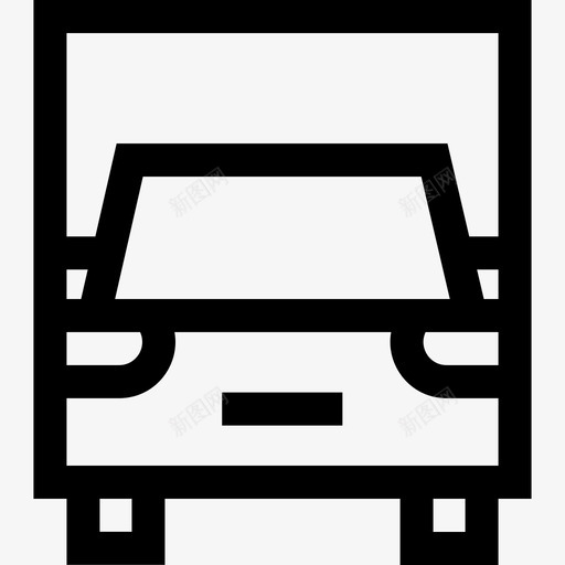 卡车运输79直线图标svg_新图网 https://ixintu.com 卡车 直线 运输79