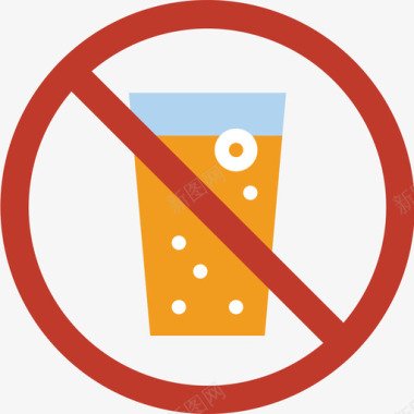 不准喝酒莫比孔8号扁的图标图标