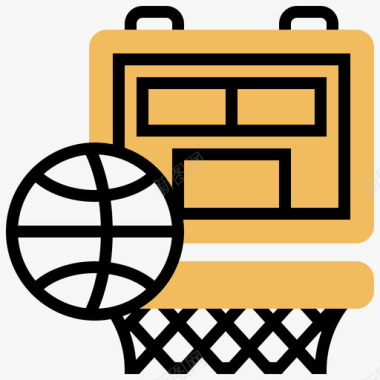 篮球13号黄影图标图标