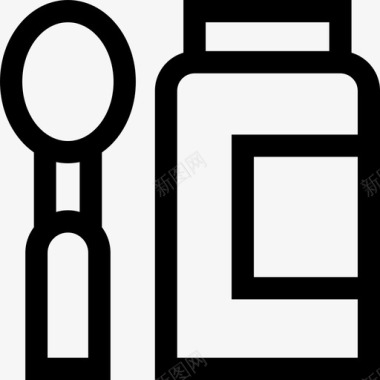 婴儿食品婴儿61直系图标图标