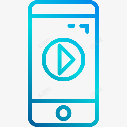 智能手机摄影27线性渐变图标svg_新图网 https://ixintu.com 摄影27 智能手机 线性渐变
