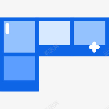 俄罗斯方块游戏55蓝色图标图标