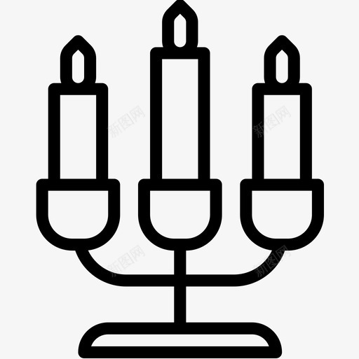 蜡烛燃烧圣诞节图标svg_新图网 https://ixintu.com 万圣节 圣诞节 情人节 燃烧 蜡烛