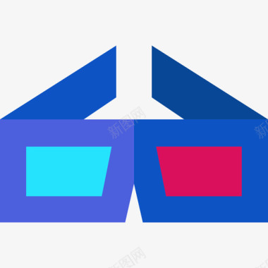3d眼镜媒体技术9平板图标图标