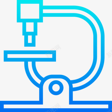 显微镜保健10梯度图标图标