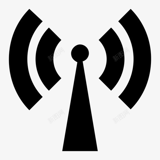 wifi路由器wifi区域无线保真度图标svg_新图网 https://ixintu.com wifi区域 wifi路由器 响应用户界面UI矢量图标 无线互联网 无线保真度 无线网络