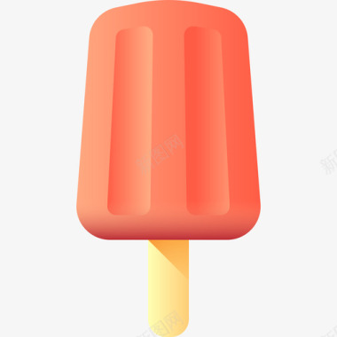 冰棒夏季37彩色图标图标