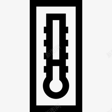 低温秋季自然6线性图标图标