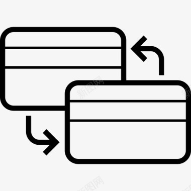 转账信用卡兑换金融图标图标