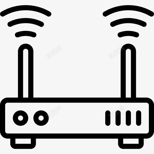 Wifi物联网43线性图标svg_新图网 https://ixintu.com Wifi 物联网43 线性