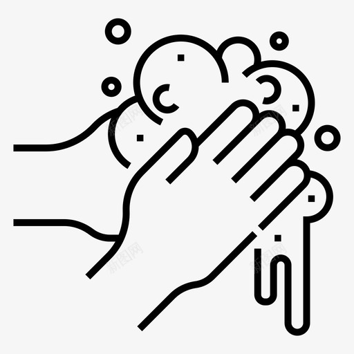 洗手卫生健康长寿图标svg_新图网 https://ixintu.com 健康长寿 兴旺发达 卫生 洗手