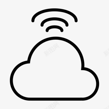 云网络wifi云无线图标图标