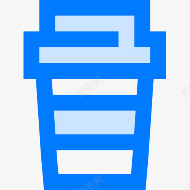 咖啡杯饮料11蓝色图标图标