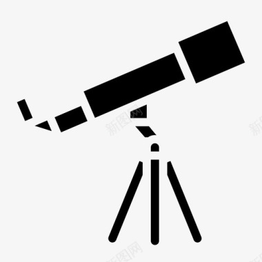 望远镜显微镜观察图标图标