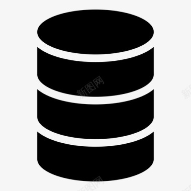 数据库服务器堆栈图标图标