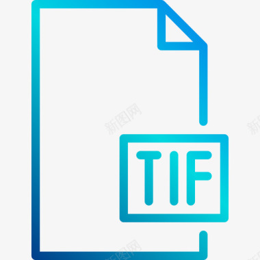 Tif文件和文件夹6线性渐变图标图标