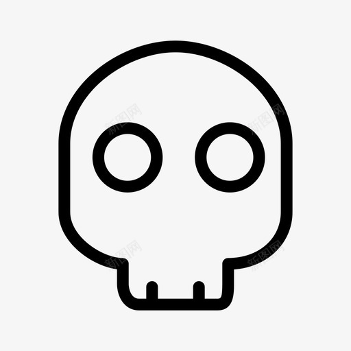 Skullsvg_新图网 https://ixintu.com Skull