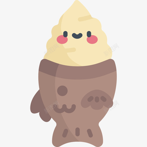 太烧冰淇淋14平的图标svg_新图网 https://ixintu.com 冰淇淋14 太烧 平的