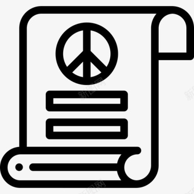 和平主义和平人权7直系图标图标