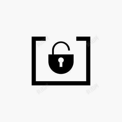 解锁文件钥匙打开挂锁图标svg_新图网 https://ixintu.com 打开挂锁 未保存 解锁文件 钥匙