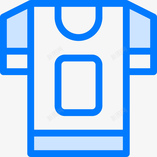 足球衫橄榄球9蓝色图标svg_新图网 https://ixintu.com 橄榄球9 蓝色 足球衫