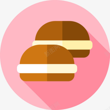 曲奇甜点和糖果2平的图标图标