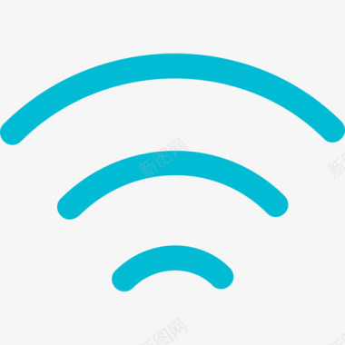 Wifi杂项20线性颜色蓝色图标图标