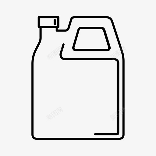 罐装瓶子油图标svg_新图网 https://ixintu.com pvc瓶子 塑料 水 油 瓶子 罐装