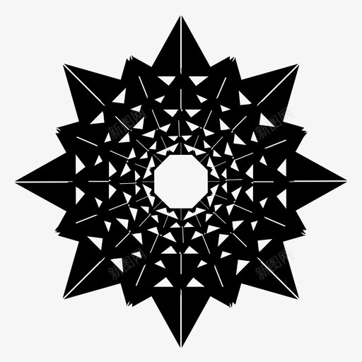 圆形曼陀罗抽象艺术图标svg_新图网 https://ixintu.com 圆形曼陀罗 抽象 抽象创作1 艺术 花卉