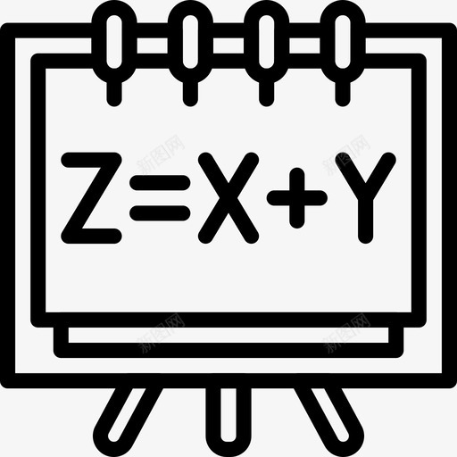 数学教育139线性图标svg_新图网 https://ixintu.com 教育139 数学 线性