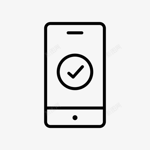 支付移动汇款图标svg_新图网 https://ixintu.com 支付 汇款 电话 移动 简单的行图标 选择 验证