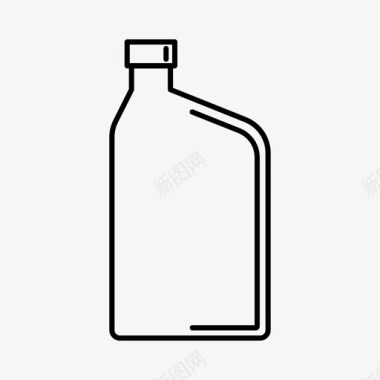 罐装瓶子油图标图标