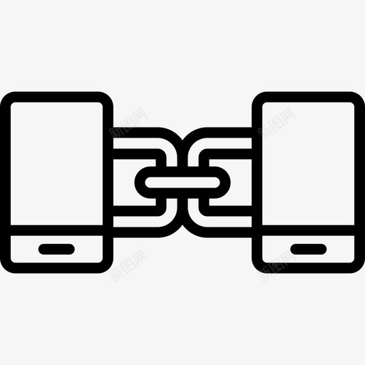 链接网页50线性图标svg_新图网 https://ixintu.com 线性 网页设计50 链接