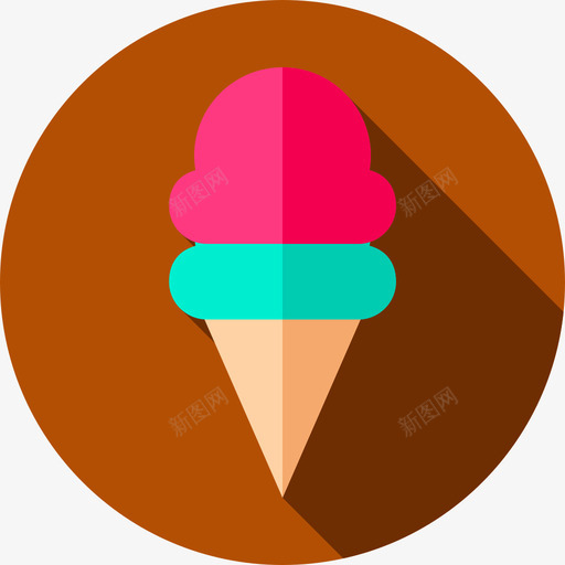 冰淇淋冰淇淋店7公寓图标svg_新图网 https://ixintu.com 公寓 冰淇淋 冰淇淋店7