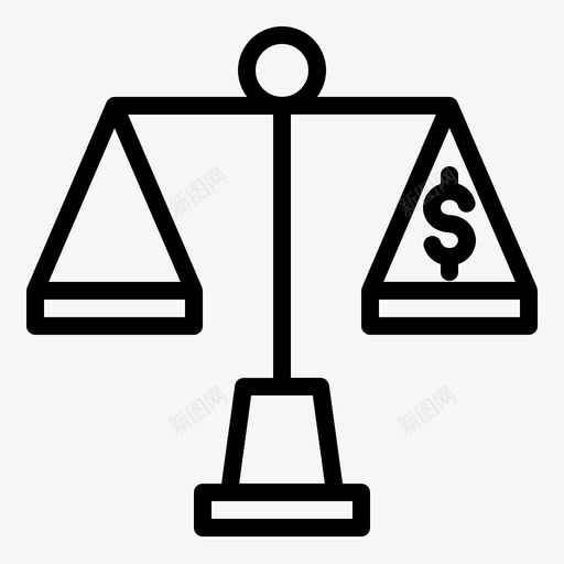 规模平衡法官图标svg_新图网 https://ixintu.com 平衡 法官 法律 税收大纲 规模