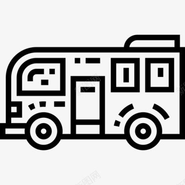 公共汽车公共交通2直达图标图标