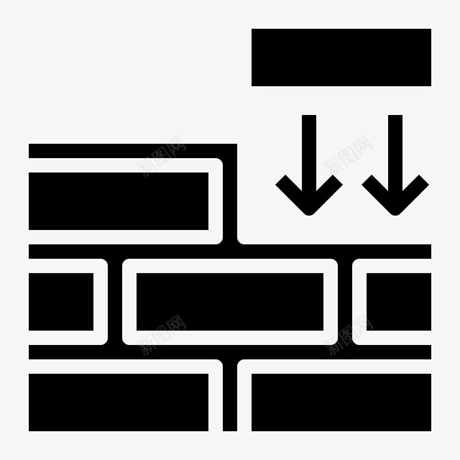 砖石建筑房地产图标svg_新图网 https://ixintu.com 建筑 房地产 砖石