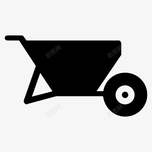 Wheelbarrowsvg_新图网 https://ixintu.com Wheelbarrow