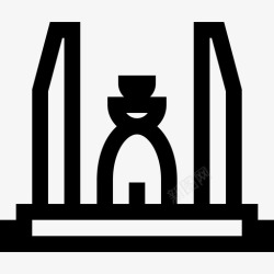 民主纪念碑民主纪念碑纪念碑17座直线形图标高清图片