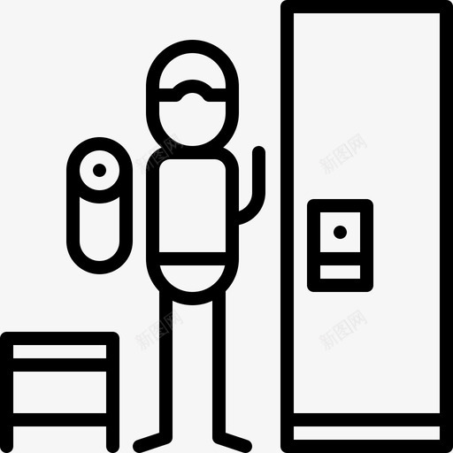 更衣室桑拿房14线性图标svg_新图网 https://ixintu.com 更衣室 桑拿房14 线性