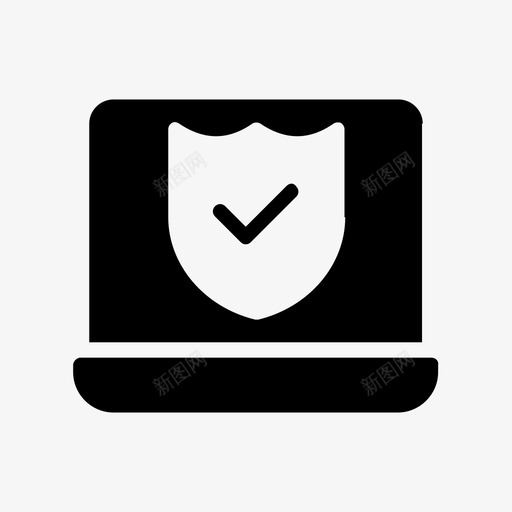 笔记本电脑保护电脑安全图标svg_新图网 https://ixintu.com 发展 安全 电脑 笔记本电脑保护