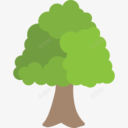 树自然31平坦图标svg_新图网 https://ixintu.com 平坦 树 自然31