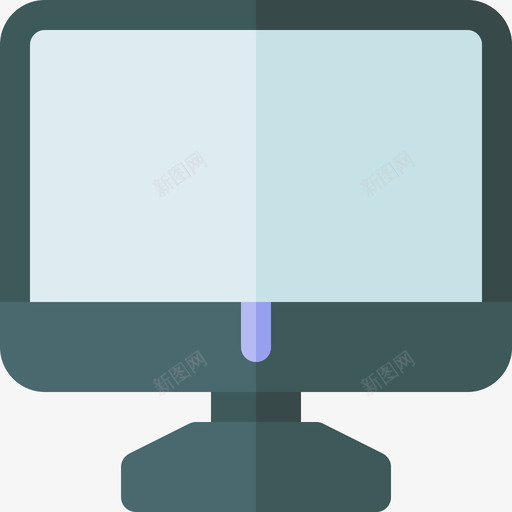 电脑文具43扁平图标svg_新图网 https://ixintu.com 扁平 文具43 电脑