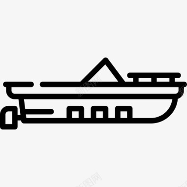 船运输74直线图标图标