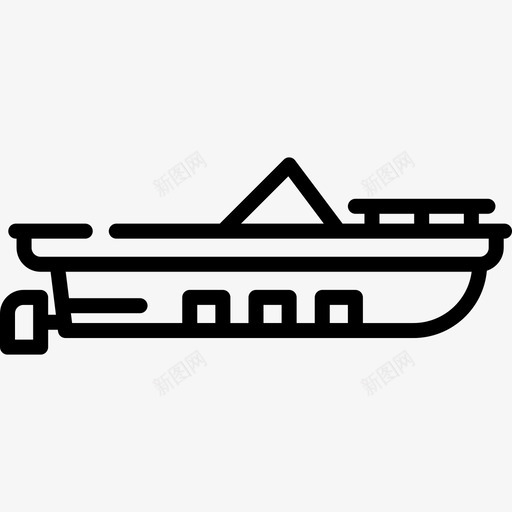 船运输74直线图标svg_新图网 https://ixintu.com 直线 船 运输74