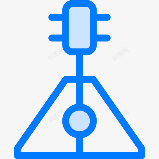 巴拉莱卡俄罗斯蓝色图标svg_新图网 https://ixintu.com 俄罗斯 巴拉莱卡 蓝色