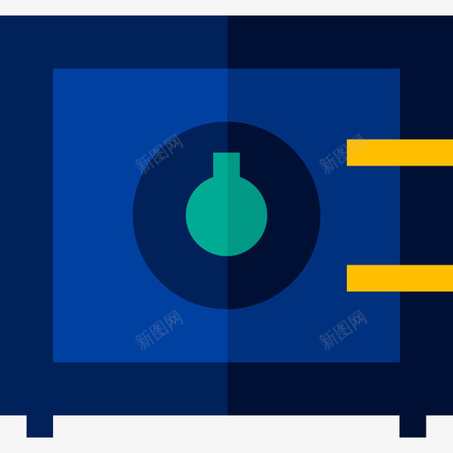保险箱投资7扁平图标svg_新图网 https://ixintu.com 保险箱 扁平 投资7