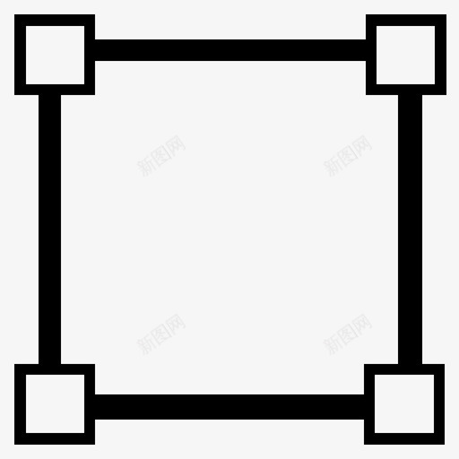 等边正方形角度四边形图标svg_新图网 https://ixintu.com 四边形 界面实体图标 等边正方形 角度