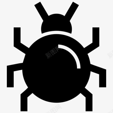 虫甲虫电脑虫图标图标