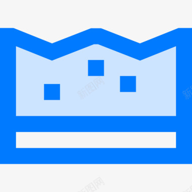 海绵浴室15蓝色图标图标